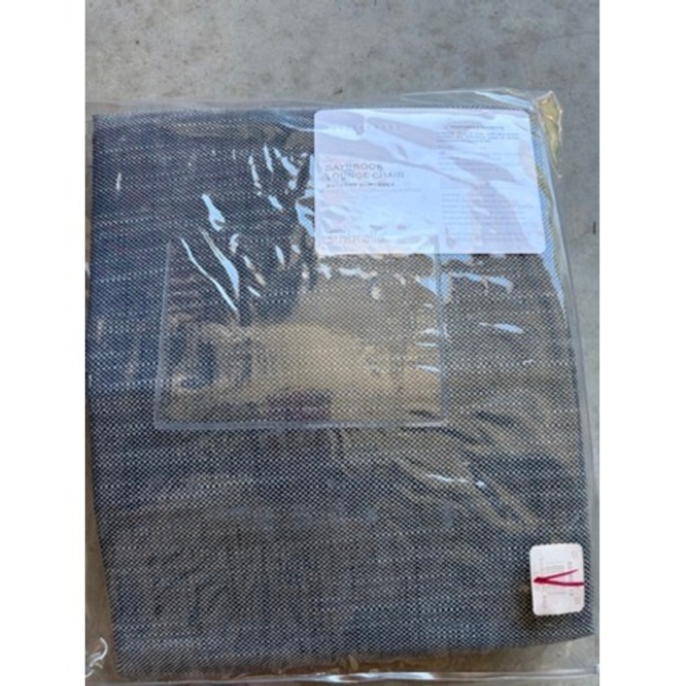 Pottery Barn Saybrook Lounge Chair Outdoor Slipcover Sunbrella Indigo New
